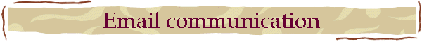 Email communication